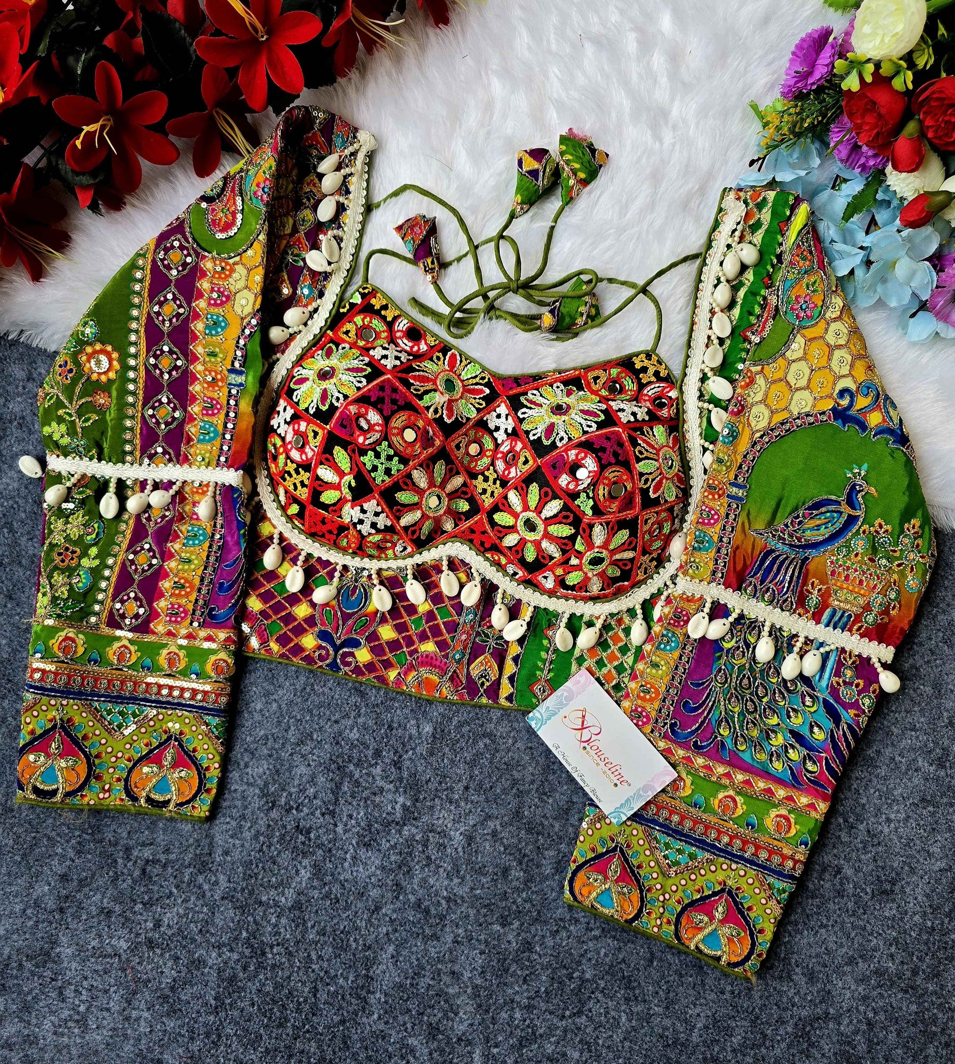 New Navratri Collection Crepe Viscose Position Blouse Manufacturer in Surat