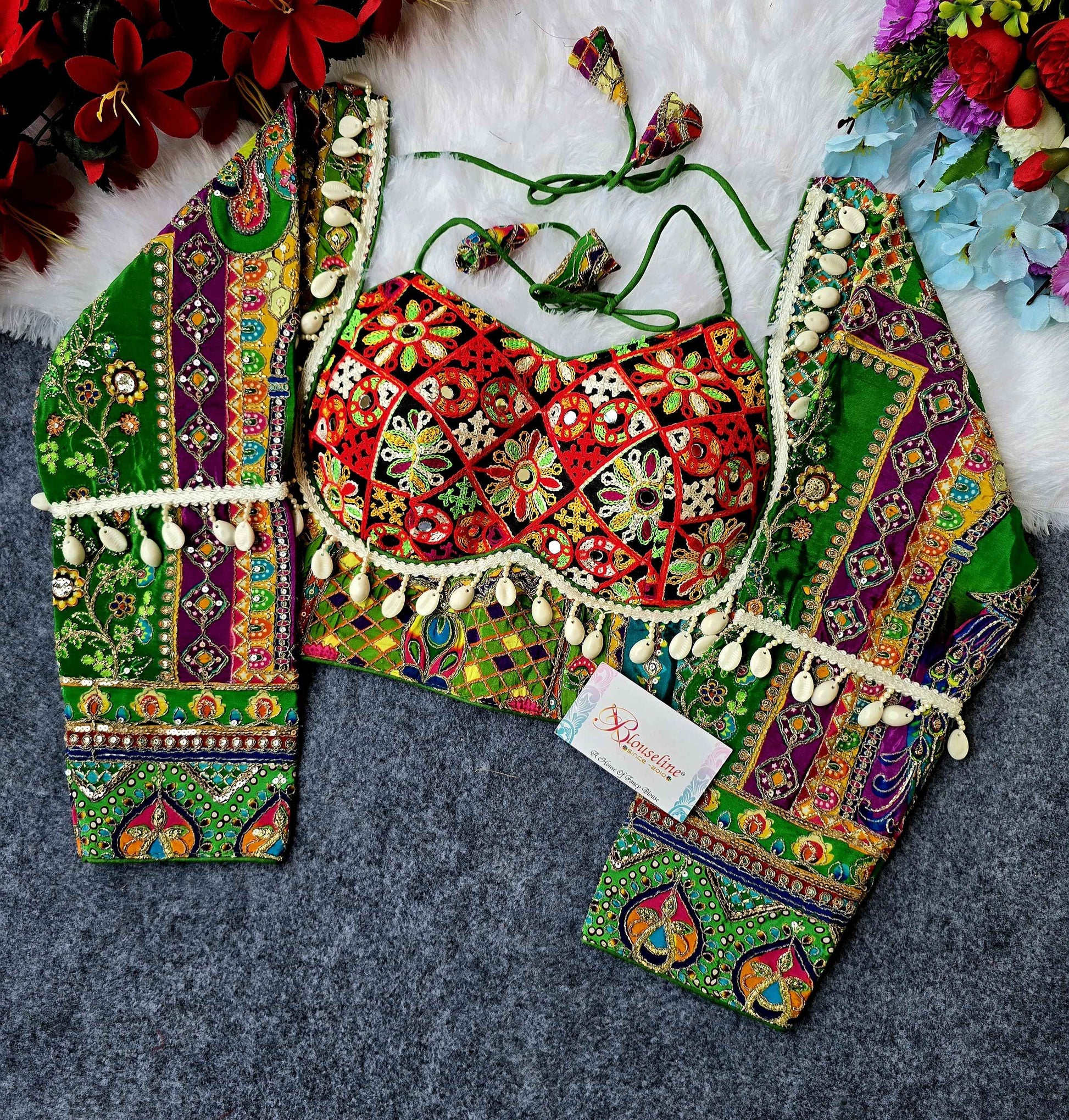 New Navratri Collection Crepe Viscose Position Blouse Manufacturer in Surat