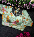New Viscose Position Print Blouse Manufacturer in Surat | BlouseLine