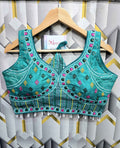Latest Navratri Fancy Embroidery Blouse Manufacturer in Surat | BlouseLine