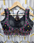 Latest Navratri Fancy Embroidery Blouse Manufacturer in Surat | BlouseLine