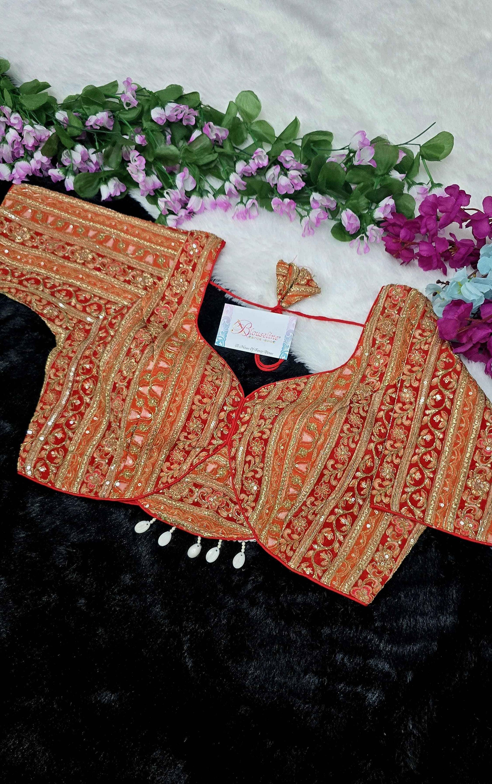 Latest Premium Viscose Crepe Position Blouse Manufacturer in Surat | BlouseLine