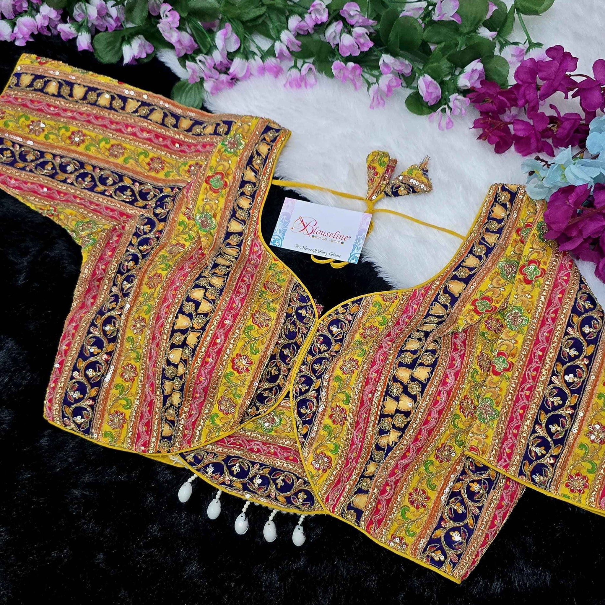 Latest Premium Viscose Crepe Position Blouse Manufacturer in Surat | BlouseLine