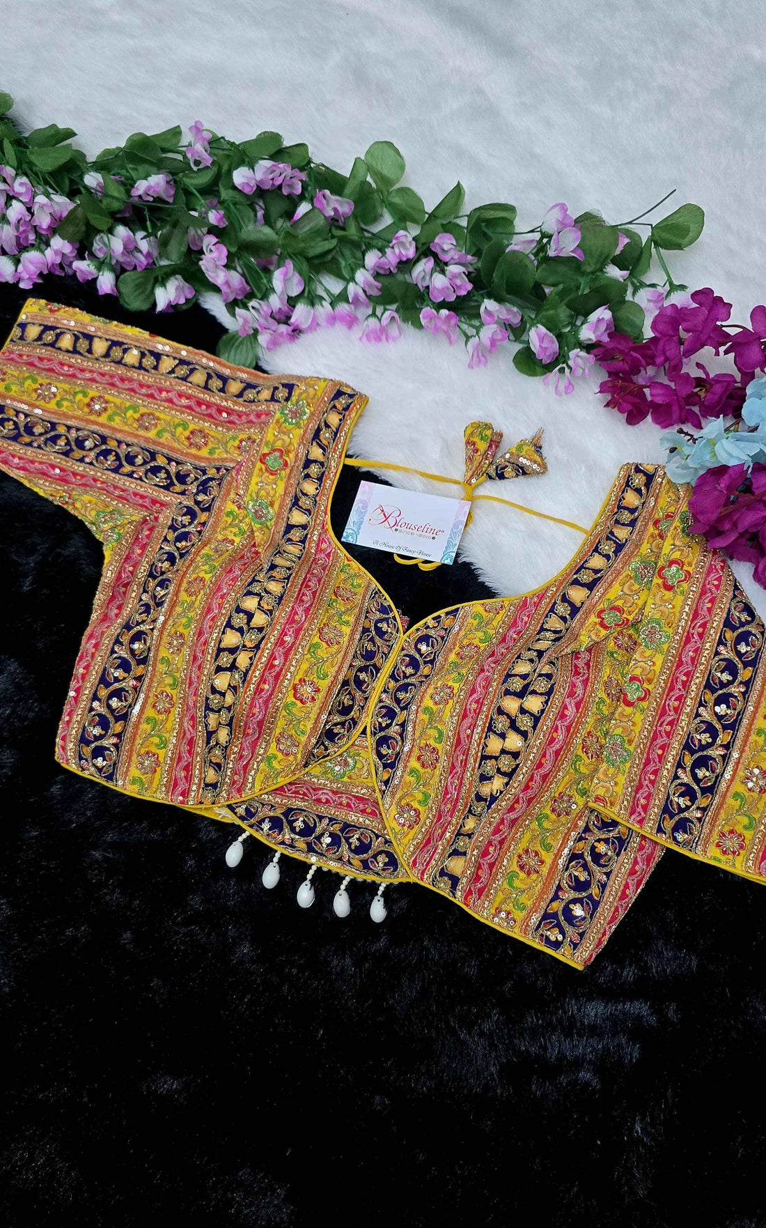 Latest Premium Viscose Crepe Position Blouse Manufacturer in Surat | BlouseLine