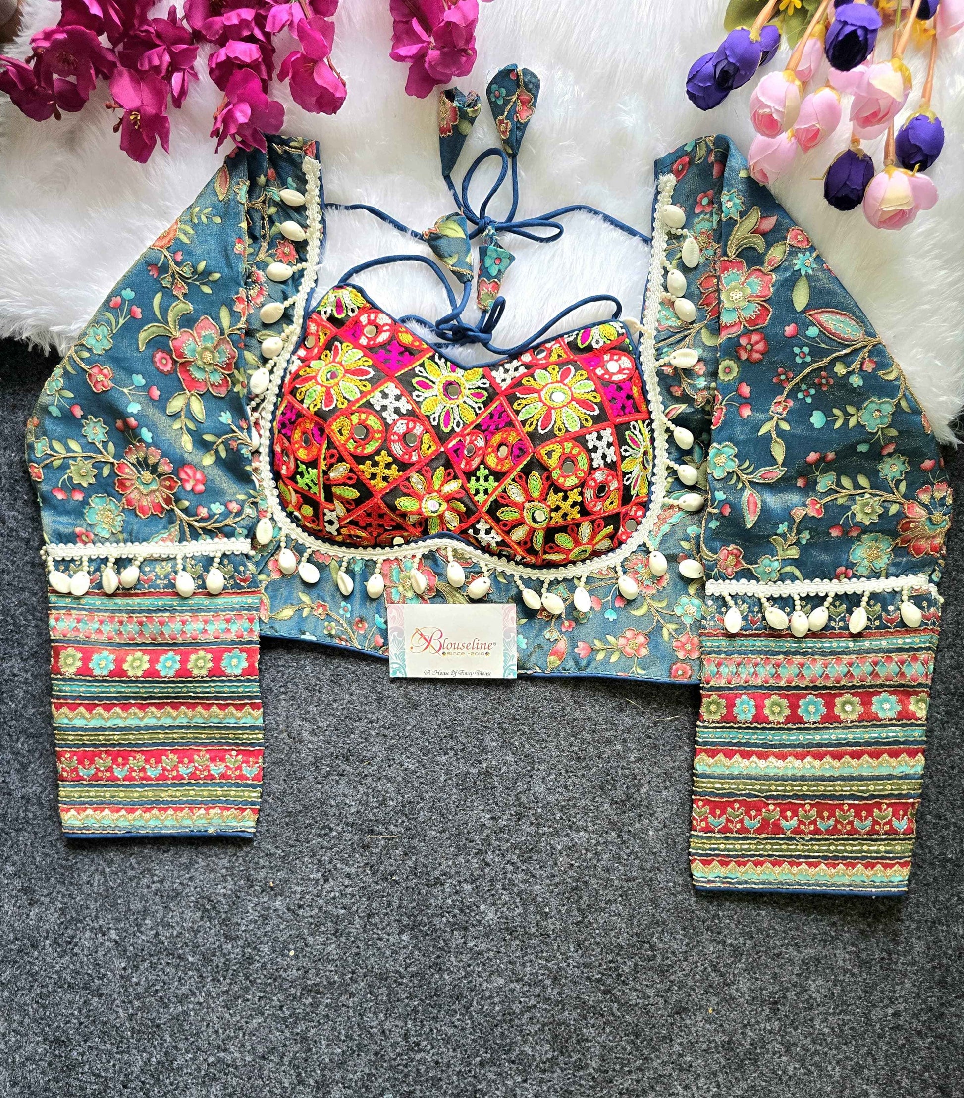 Trendy Collection Crepe Viscose Ponison Blouse Manufacturer in India