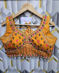 Latest Navratri Fancy Embroidery Blouse Manufacturer in Surat | BlouseLine