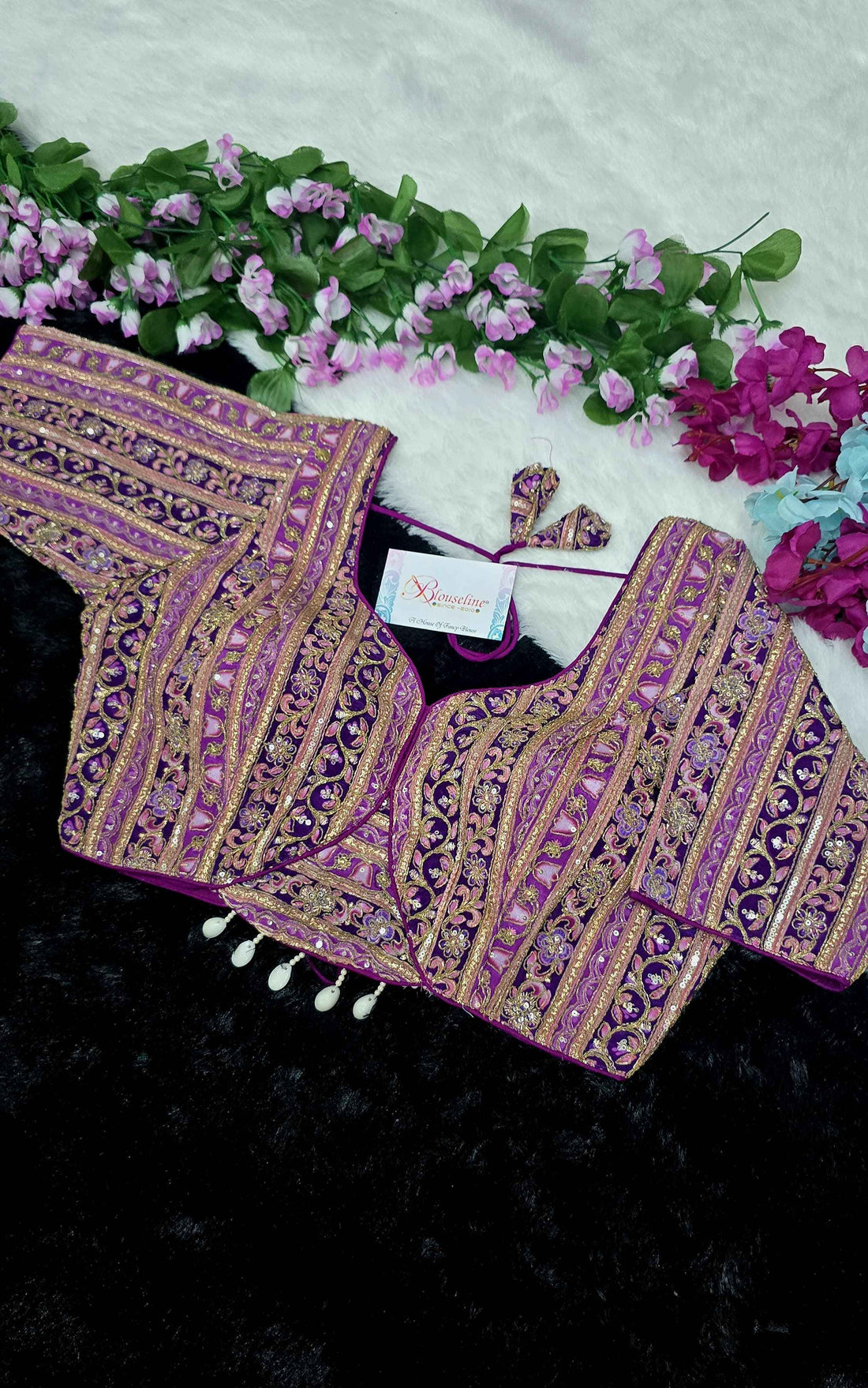 Latest Premium Viscose Crepe Position Blouse Manufacturer in Surat | BlouseLine