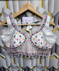 Latest Navratri Fancy Embroidery Blouse Manufacturer in Surat | BlouseLine