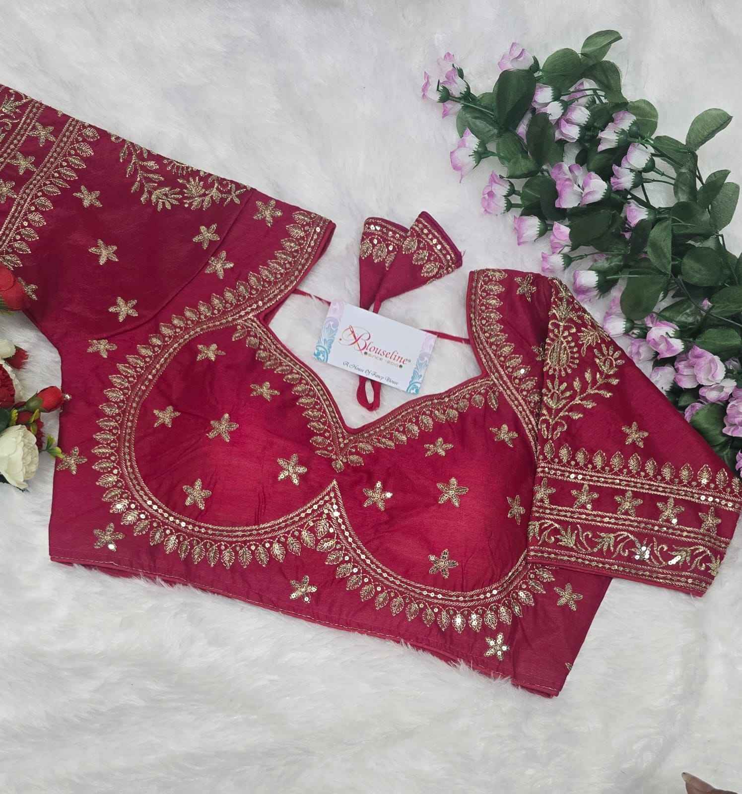 Embroidery Blouse Manufacturer in India – BlouseLine
