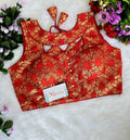 Jacquard Jari Embroidery Blouse Manufacturer in Surat | BlouseLine