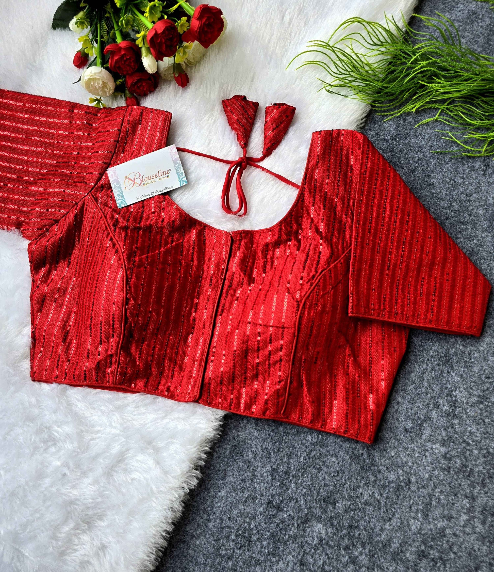 Siqvence Embroidery Blouse Manufacturer in Surat – BlouseLine