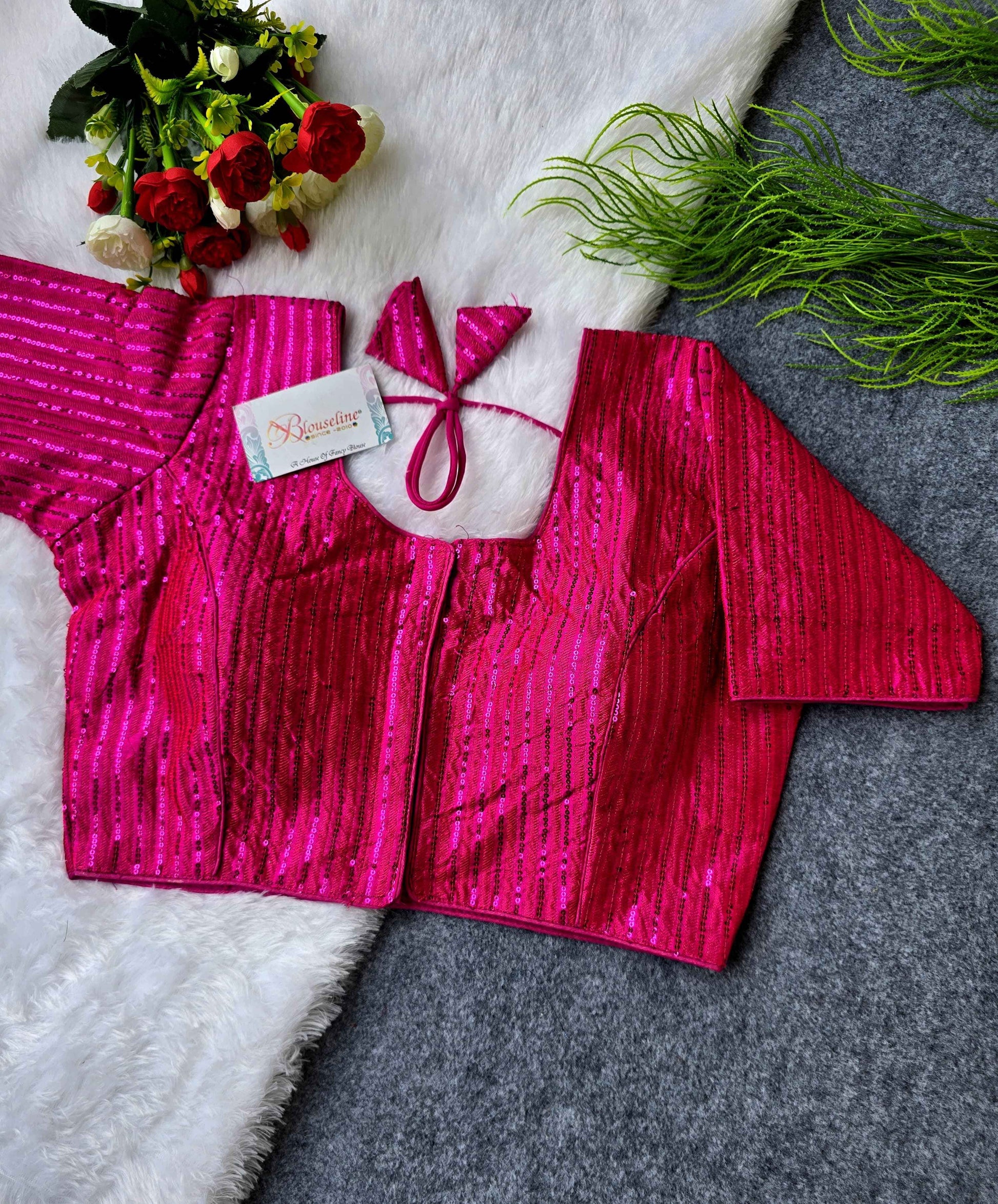 Siqvence Embroidery Blouse Manufacturer in Surat – BlouseLine