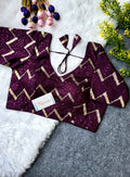Gota Patti Embroidery Blouse Manufacturer in Surat – BlouseLine