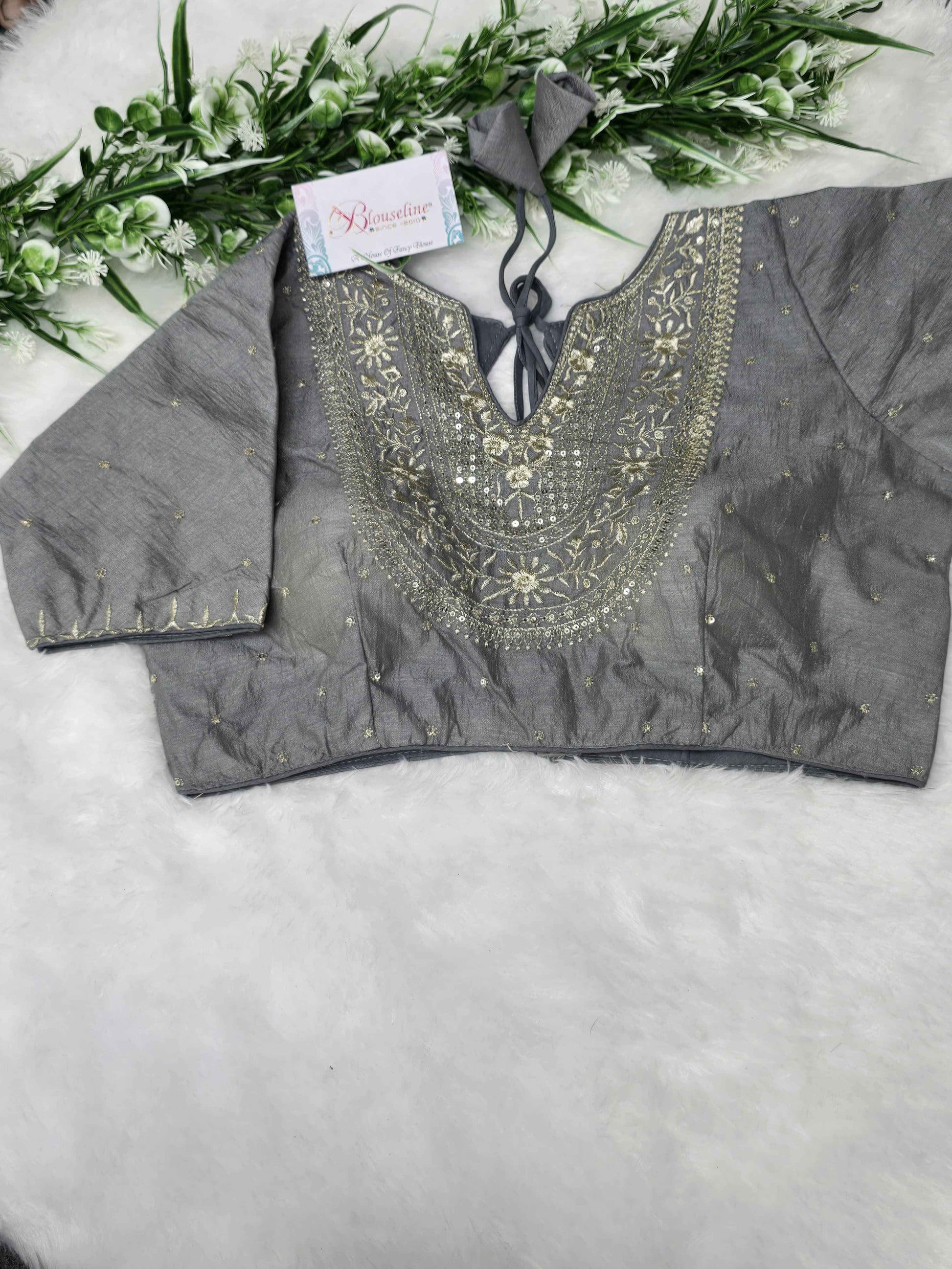 New Collection Jari Work Embroidery Blouse | BlouseLine