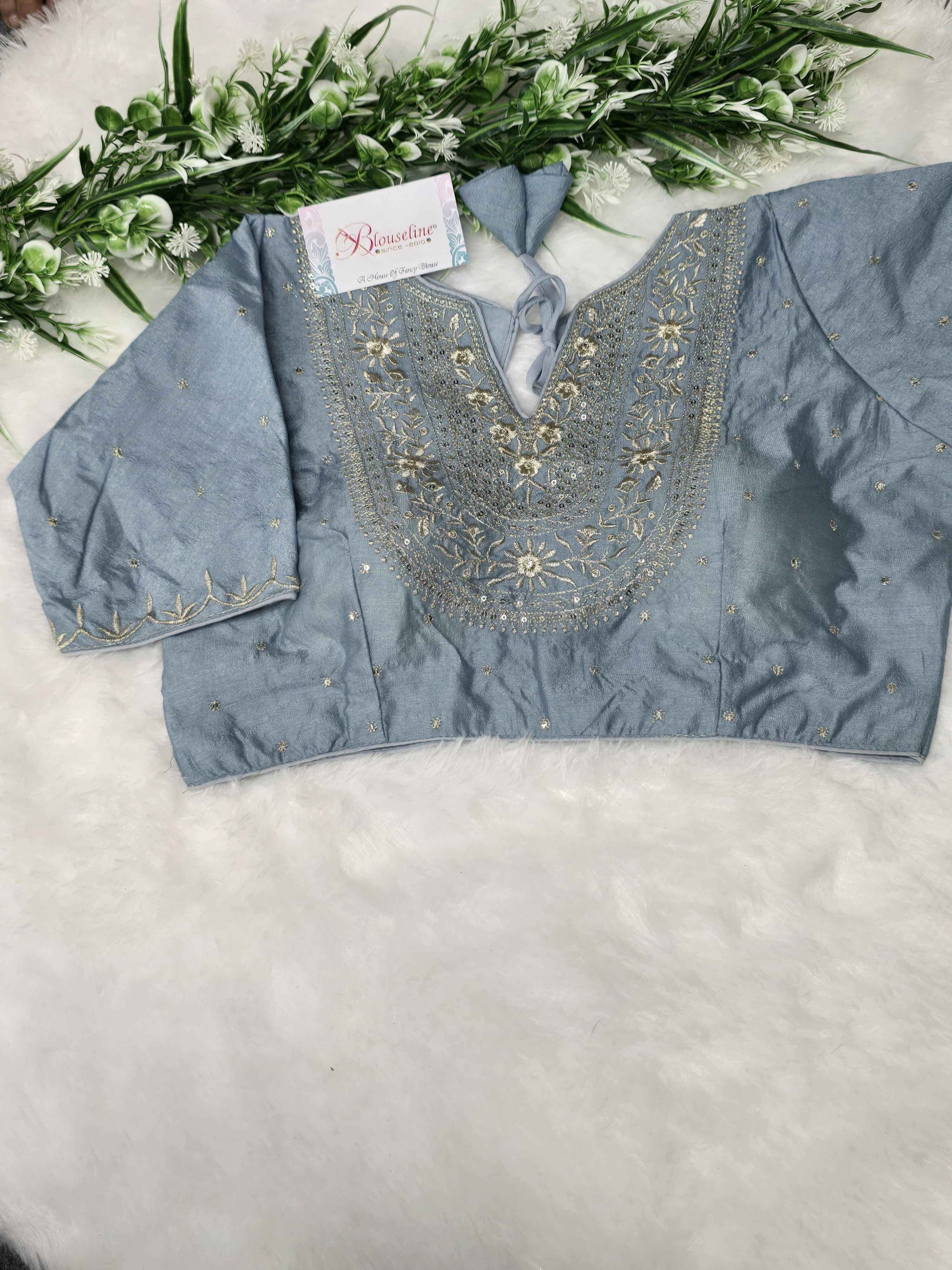 New Collection Jari Work Embroidery Blouse | BlouseLine