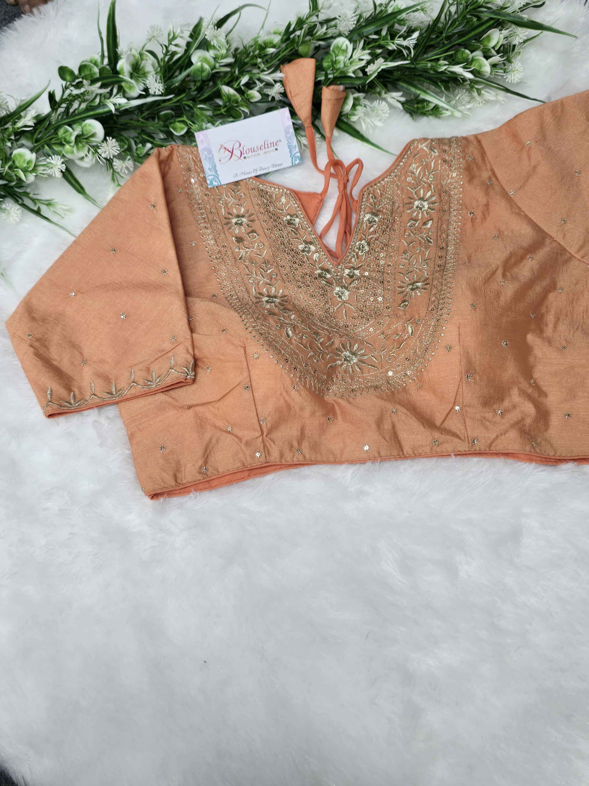 New Collection Jari Work Embroidery Blouse | BlouseLine