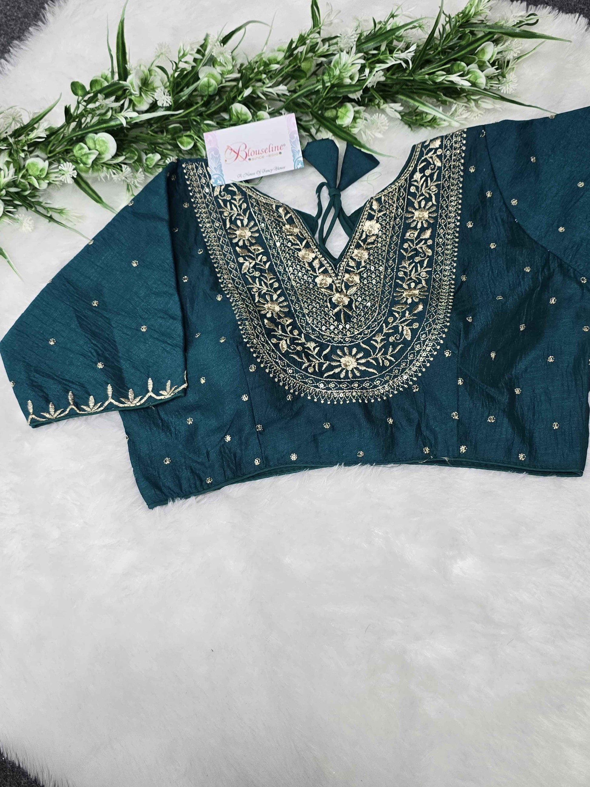 New Collection Jari Work Embroidery Blouse | BlouseLine