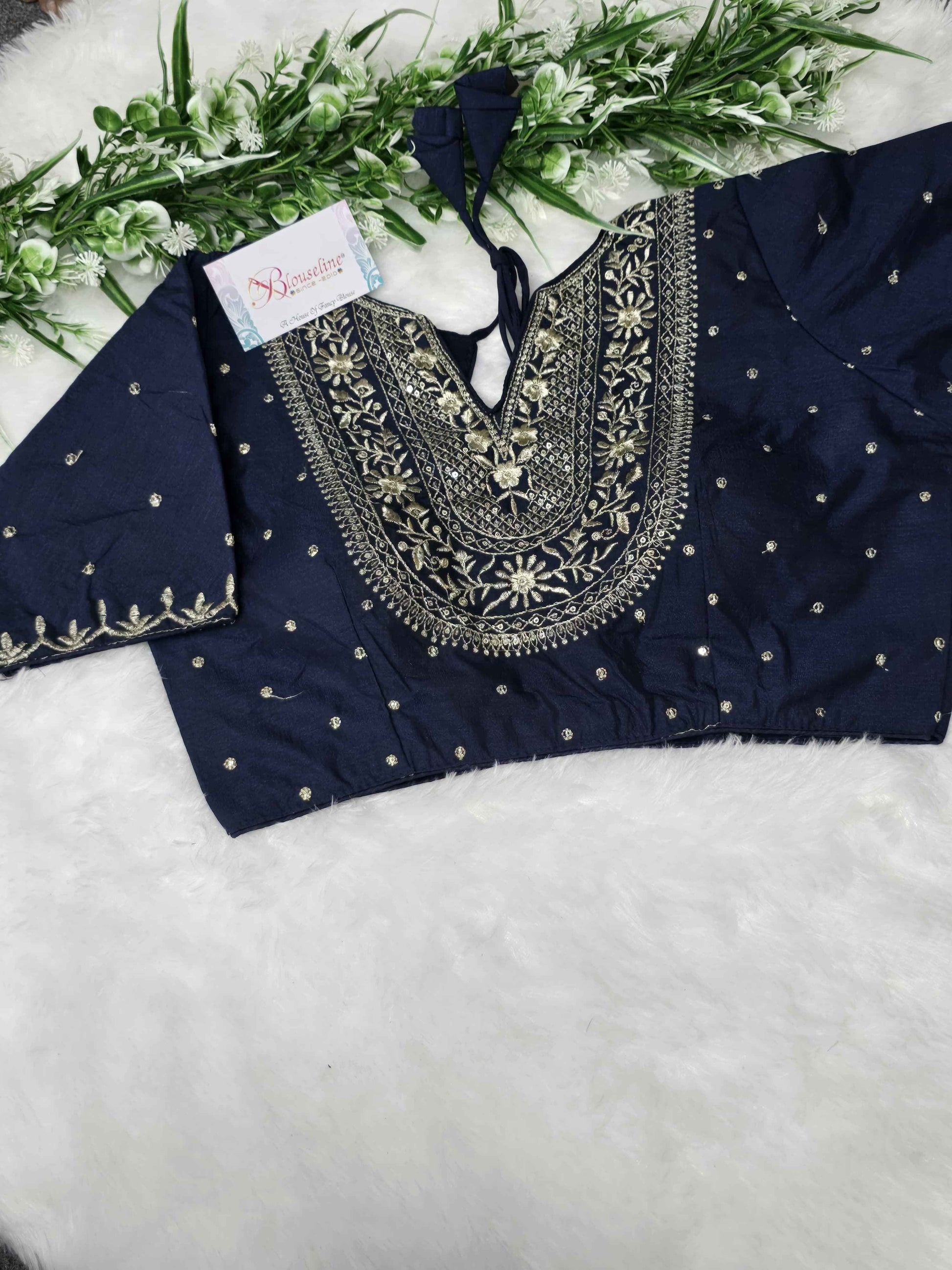 New Collection Jari Work Embroidery Blouse | BlouseLine