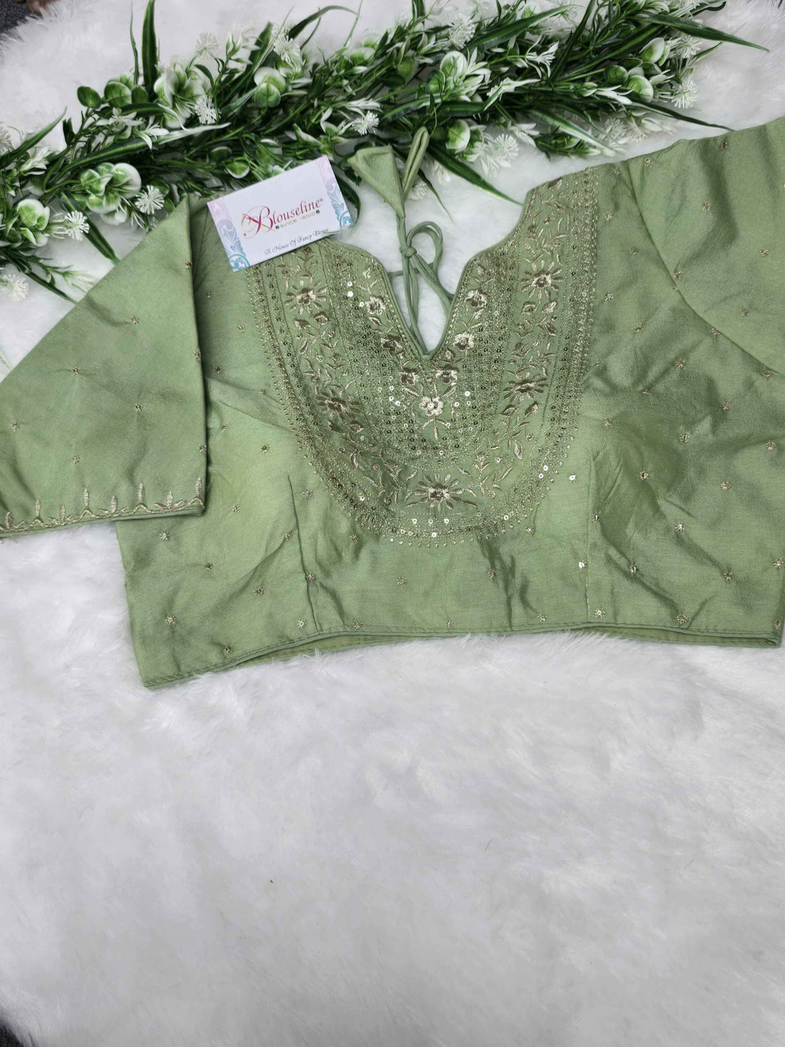 New Collection Jari Work Embroidery Blouse | BlouseLine