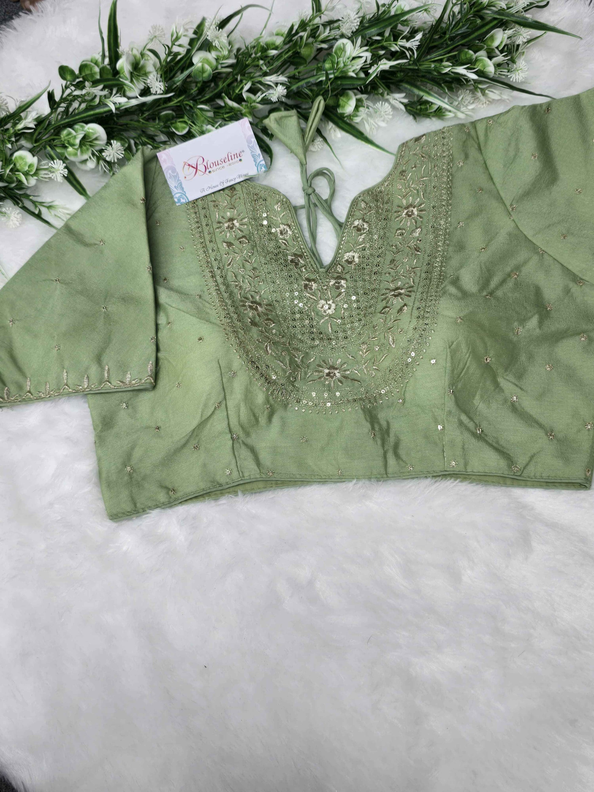 New Collection Jari Work Embroidery Blouse | BlouseLine