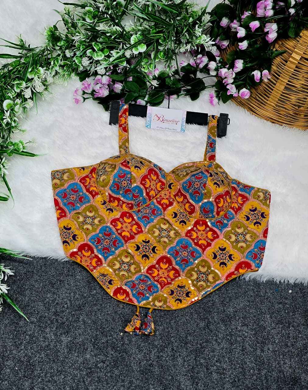 Fancy Crepe Viscose Blouse Manufacturer in Surat – BlouseLine