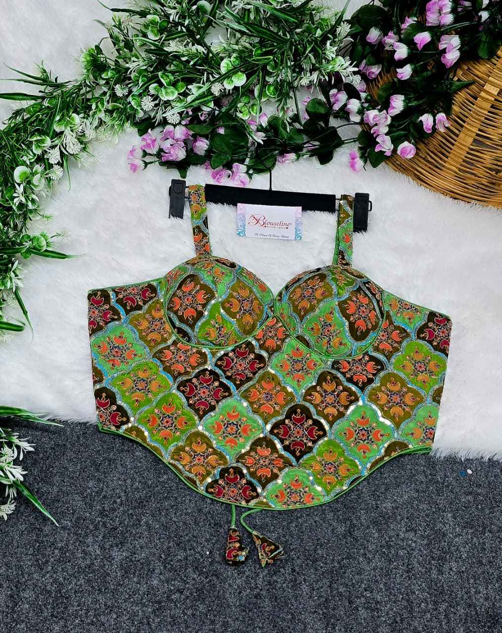Fancy Crepe Viscose Blouse Manufacturer in Surat – BlouseLine