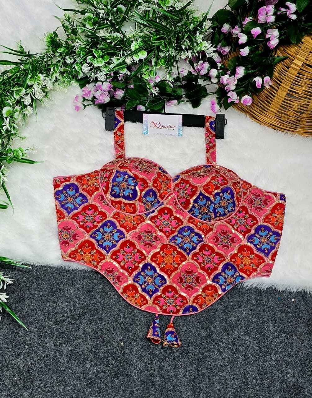 Fancy Crepe Viscose Blouse Manufacturer in Surat – BlouseLine