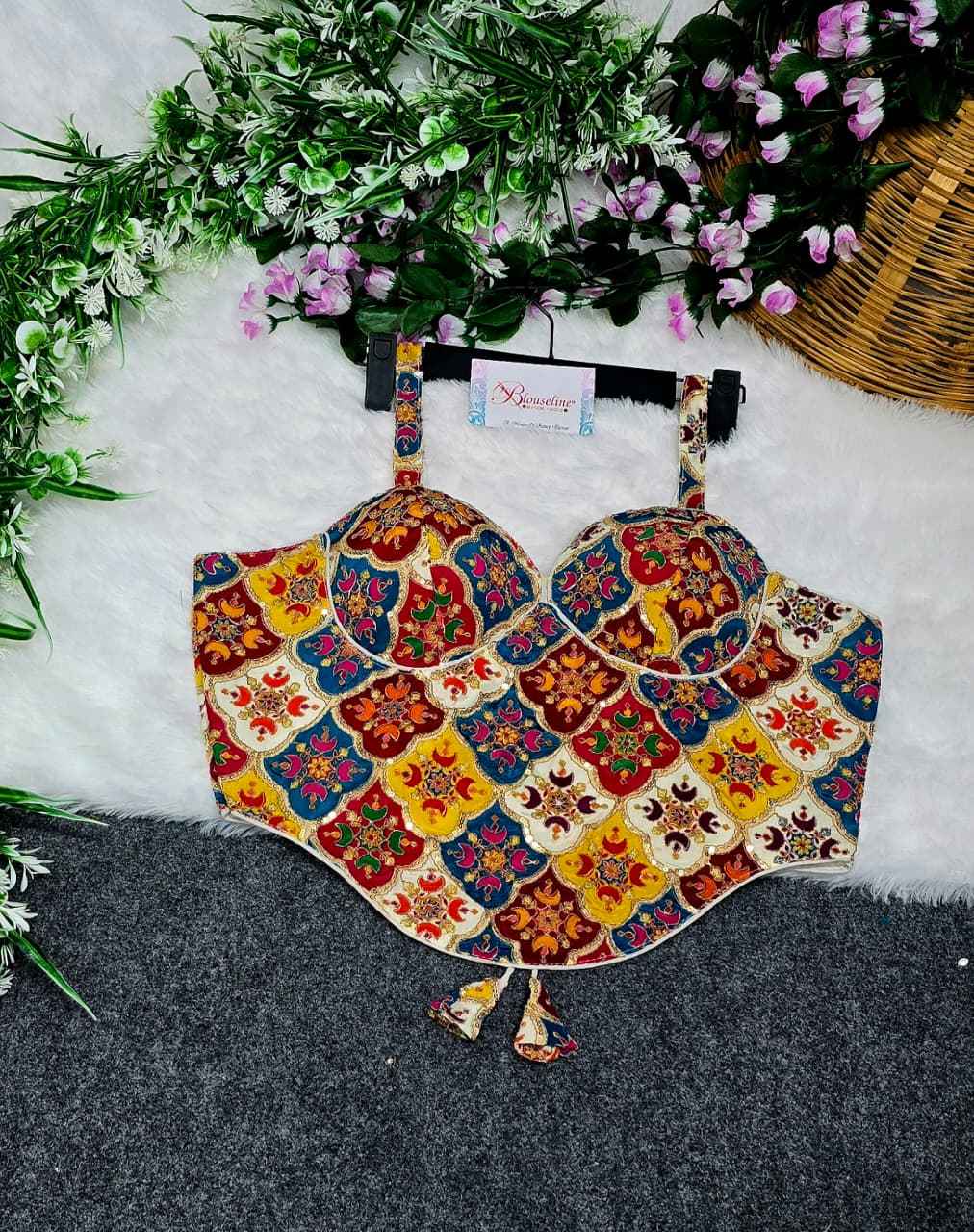 Fancy Crepe Viscose Blouse Manufacturer in Surat – BlouseLine