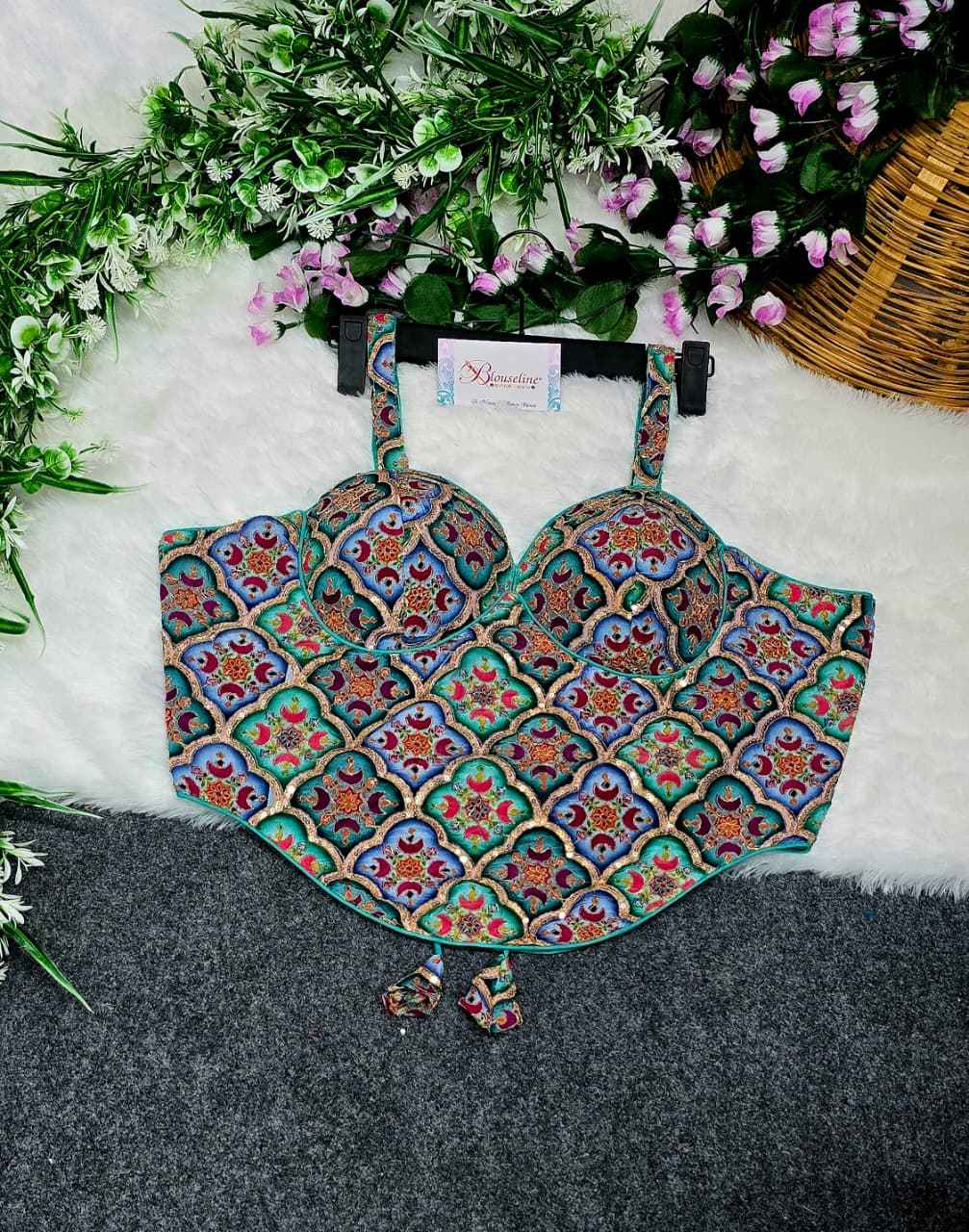 Fancy Crepe Viscose Blouse Manufacturer in Surat – BlouseLine