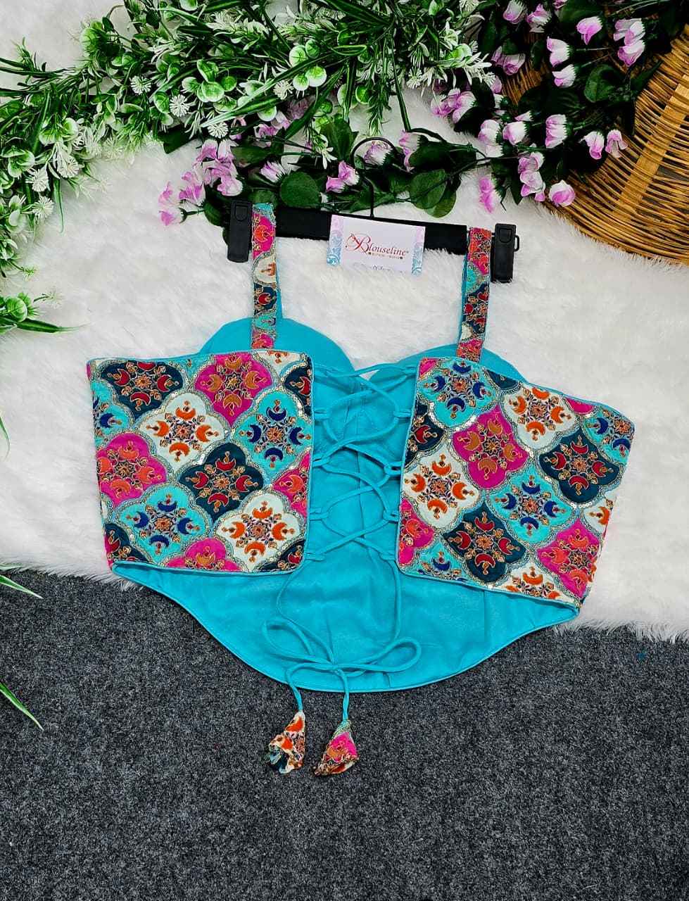 Fancy Crepe Viscose Blouse Manufacturer in Surat – BlouseLine