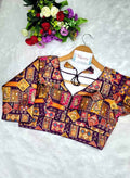 Jacquard Position Print Blouse Manufacturer – BlouseLine