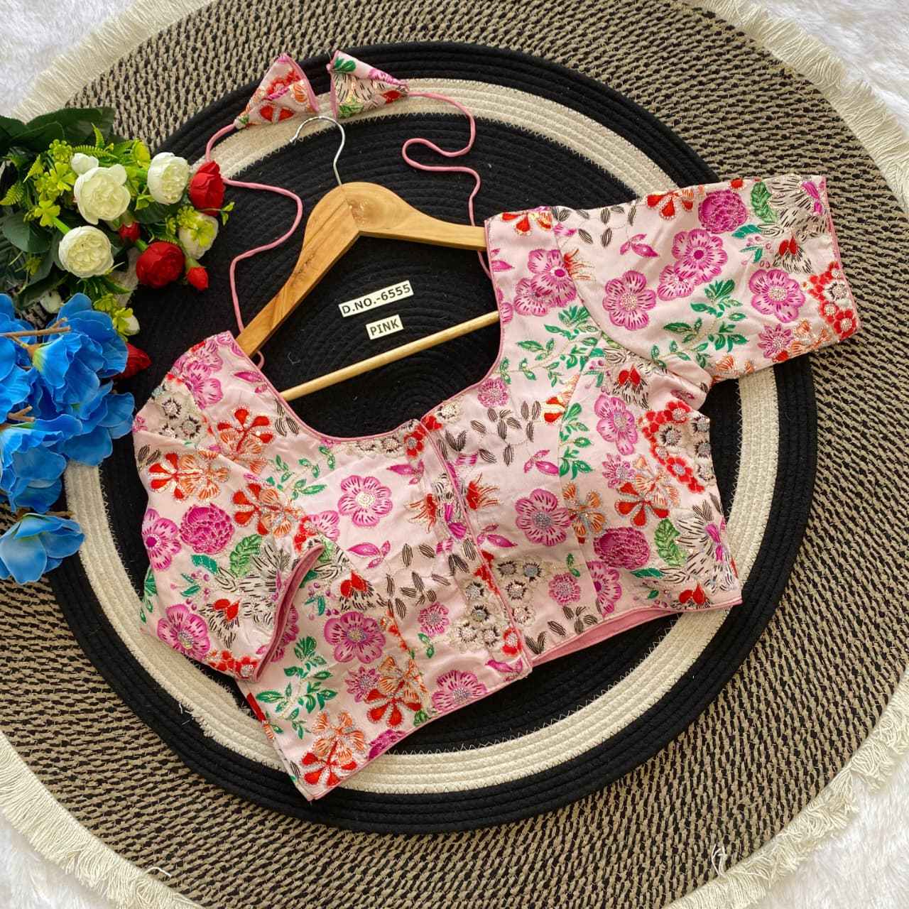 CREPE VISCOSE POSITION BLOUSE Online – BlouseLine BL 6555