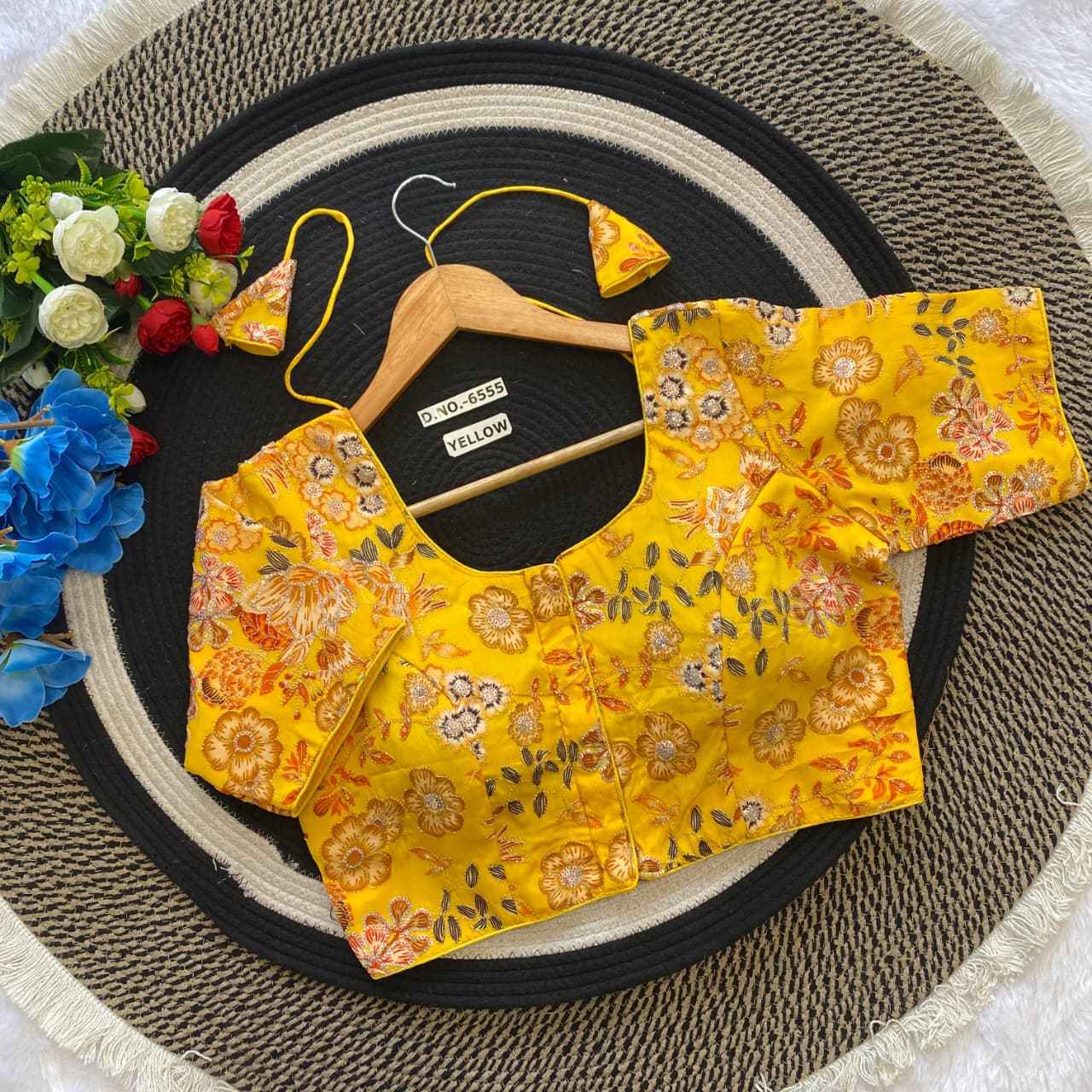 CREPE VISCOSE POSITION BLOUSE Online – BlouseLine BL 6555