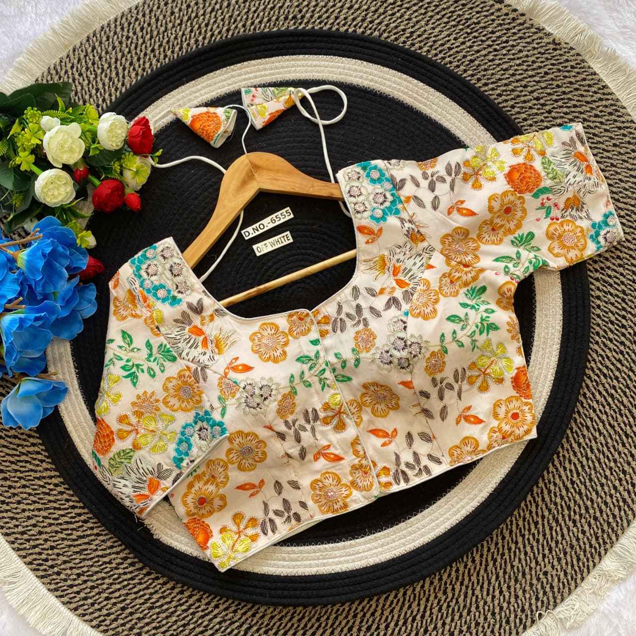 CREPE VISCOSE POSITION BLOUSE Online – BlouseLine BL 6555