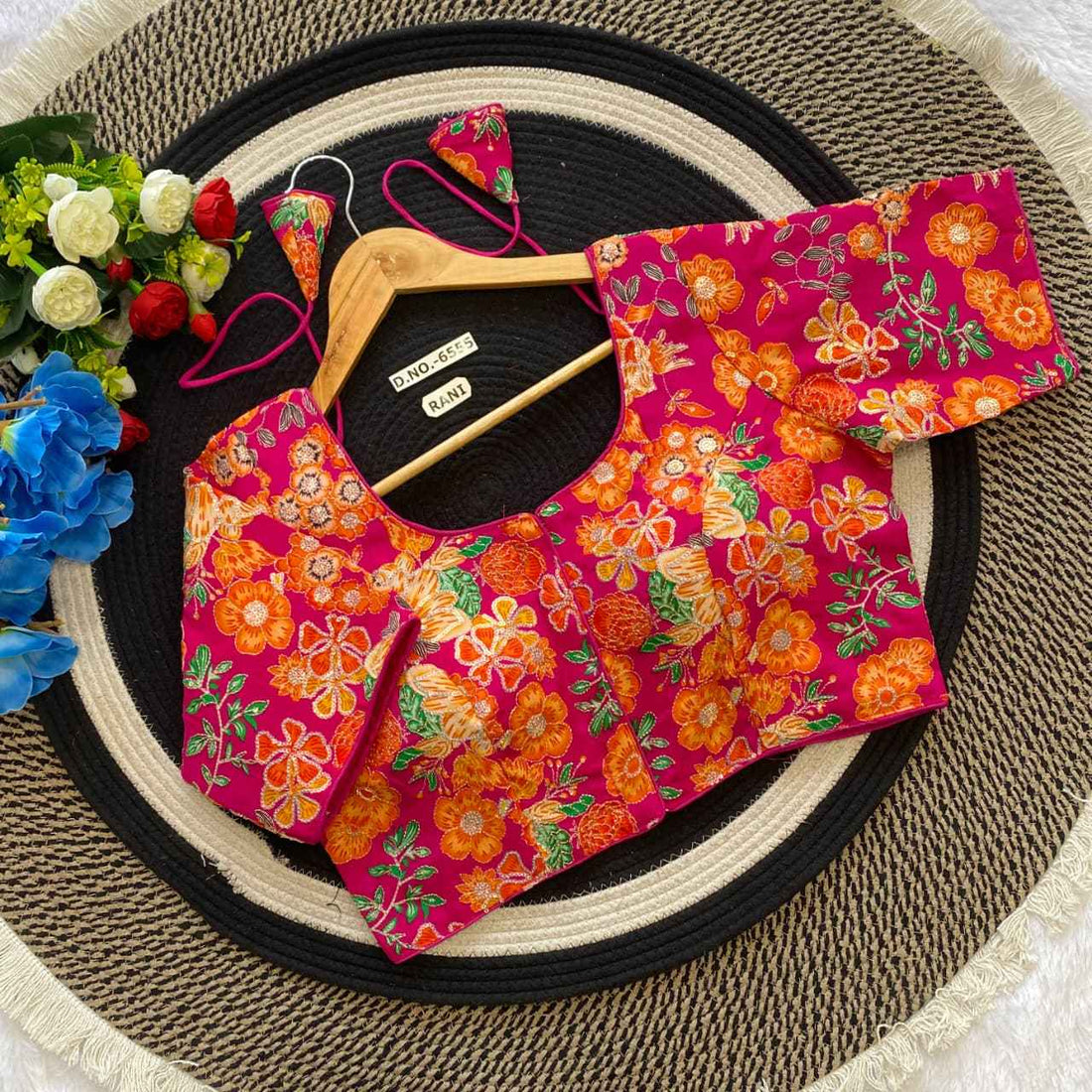 CREPE VISCOSE POSITION BLOUSE Online – BlouseLine BL 6555