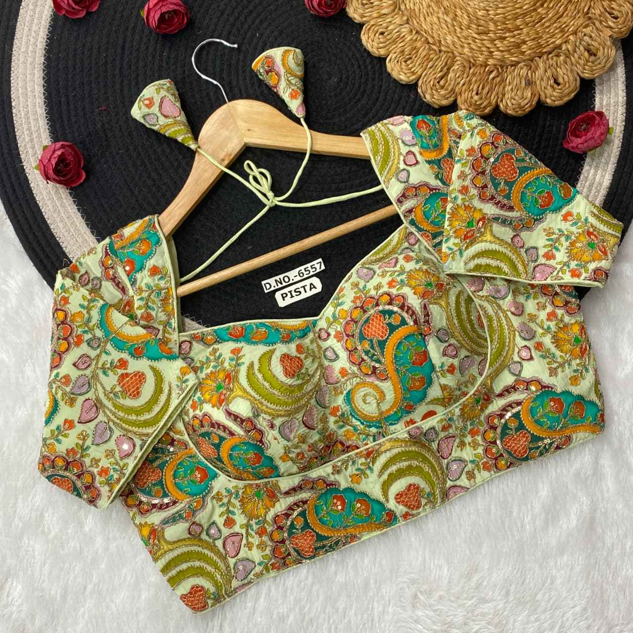 Buy Trendy Collection Crepe Viscose Position Blouse – BlouseLine BL 6557