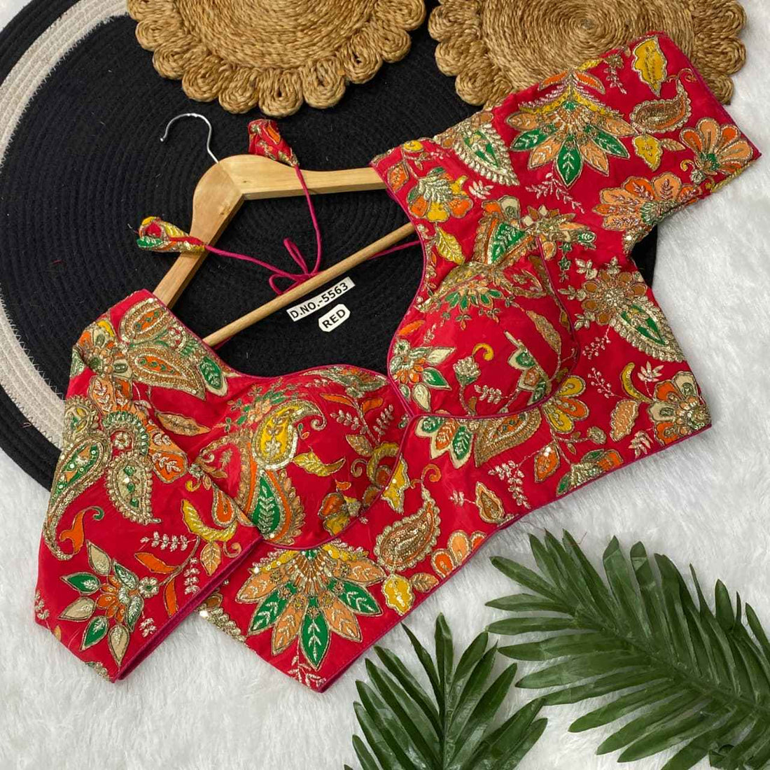 Fancy Crepe Viscose Position Print Blouse Online – BlouseLine BL 5563