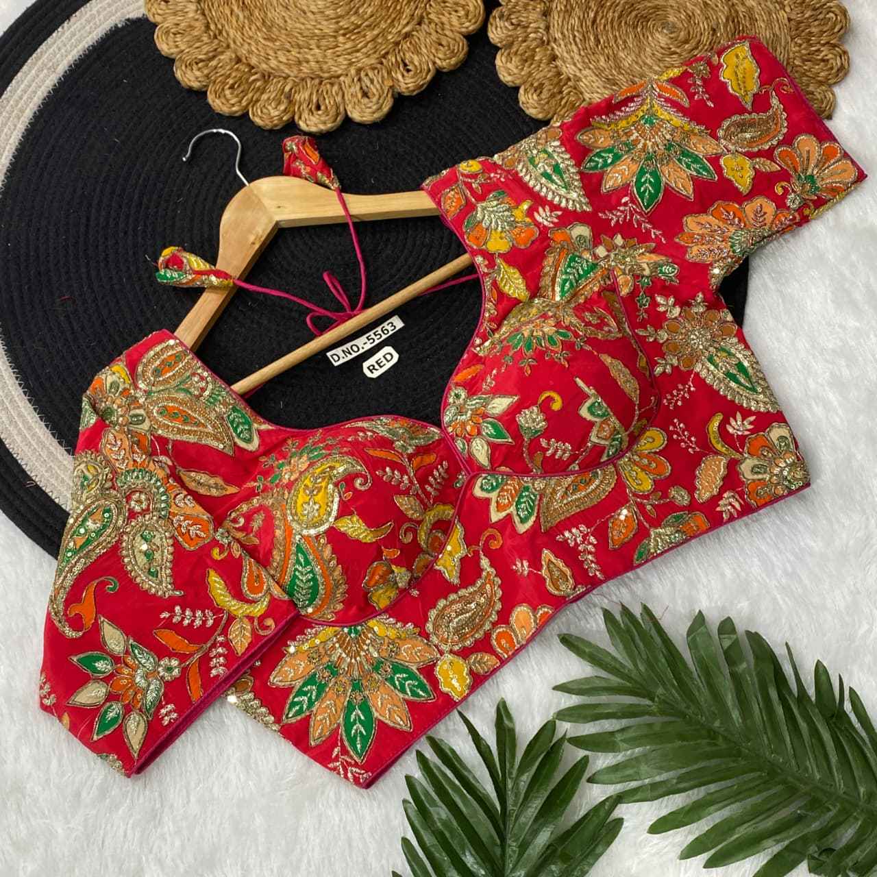 Fancy Crepe Viscose Position Print Blouse Online – BlouseLine BL 5563