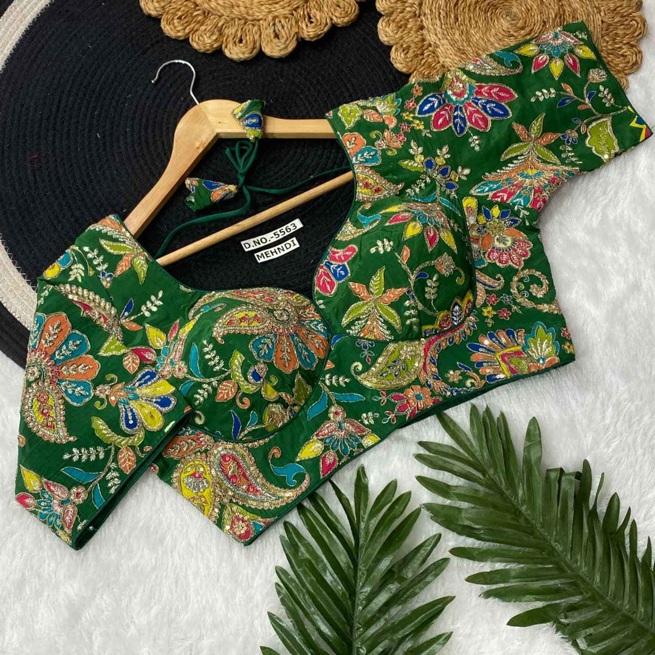 Fancy Crepe Viscose Position Print Blouse Online – BlouseLine BL 5563