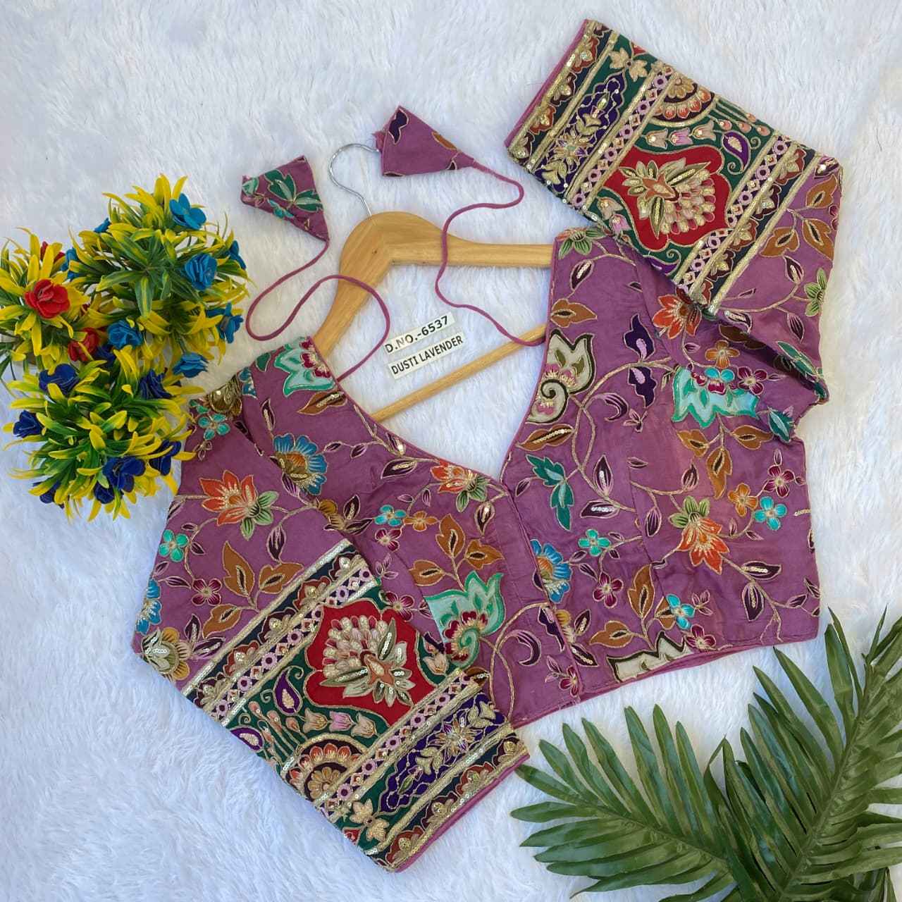 Buy Fancy & Trendy Crepe Viscose Position Print Blouse Online – BlouseLine BL 6537