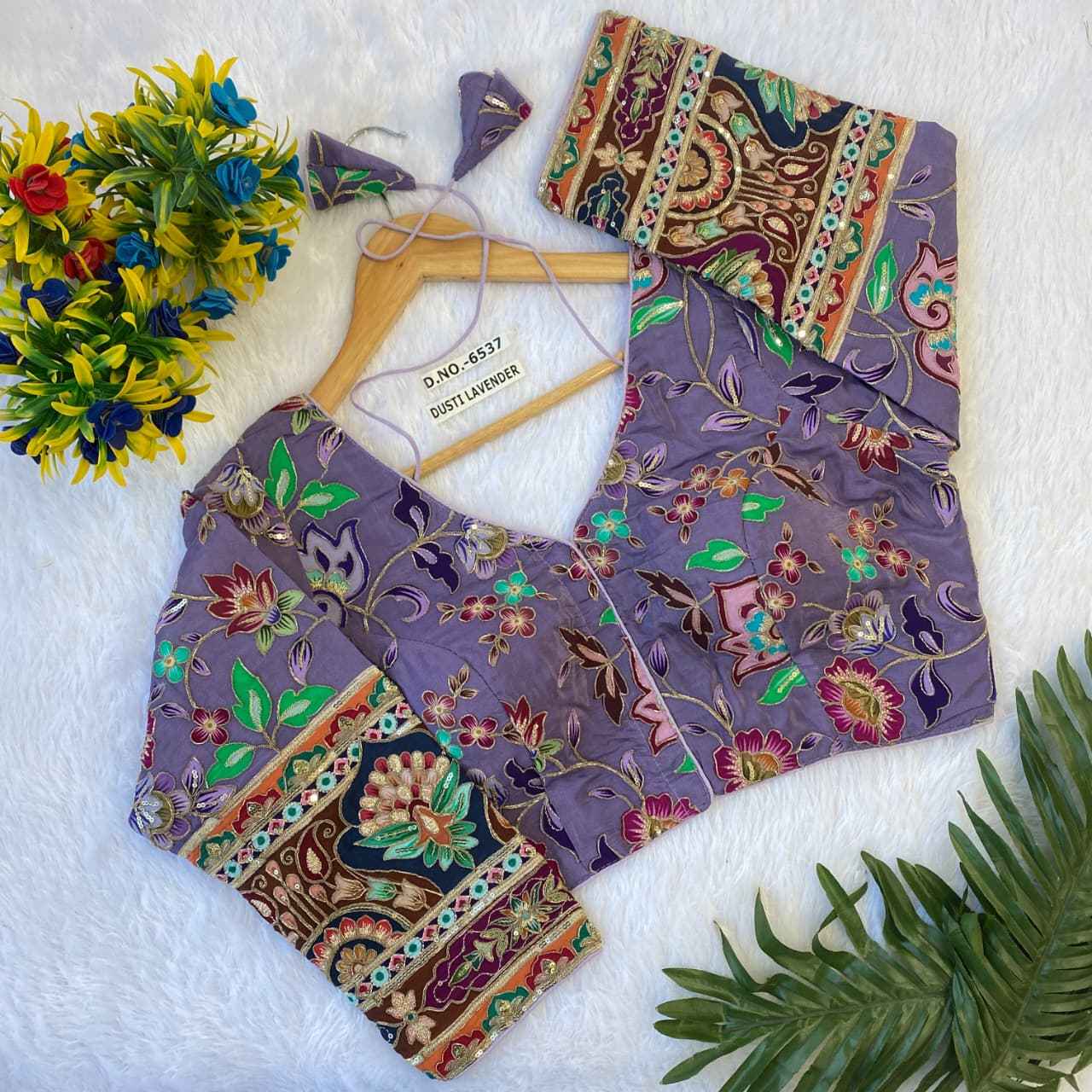 Buy Fancy & Trendy Crepe Viscose Position Print Blouse Online – BlouseLine BL 6537