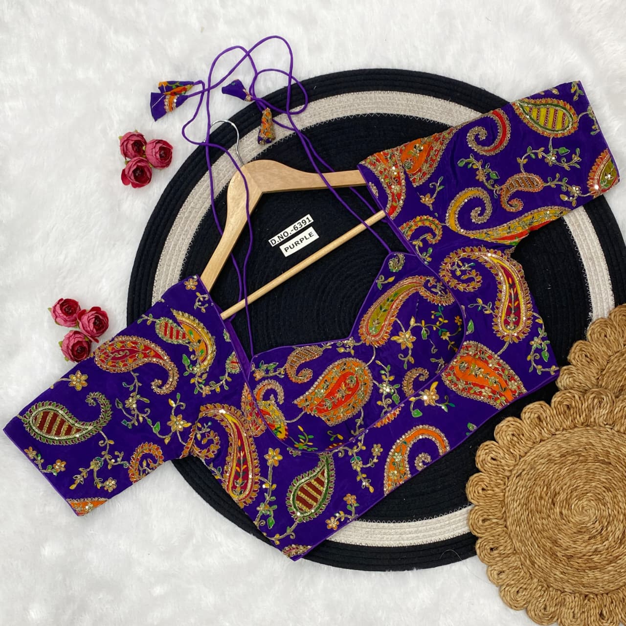 Crepe Viscose Position Print Blouse Collection – BlouseLine BL 6391