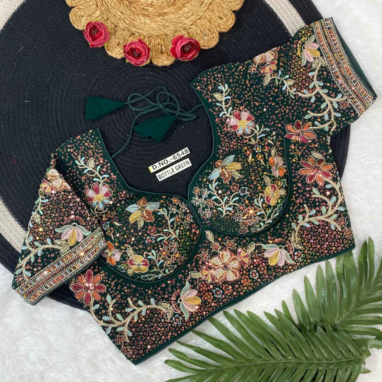 Buy Fox Georgette Embroidery Blouse Online – BlouseLine BL 6548