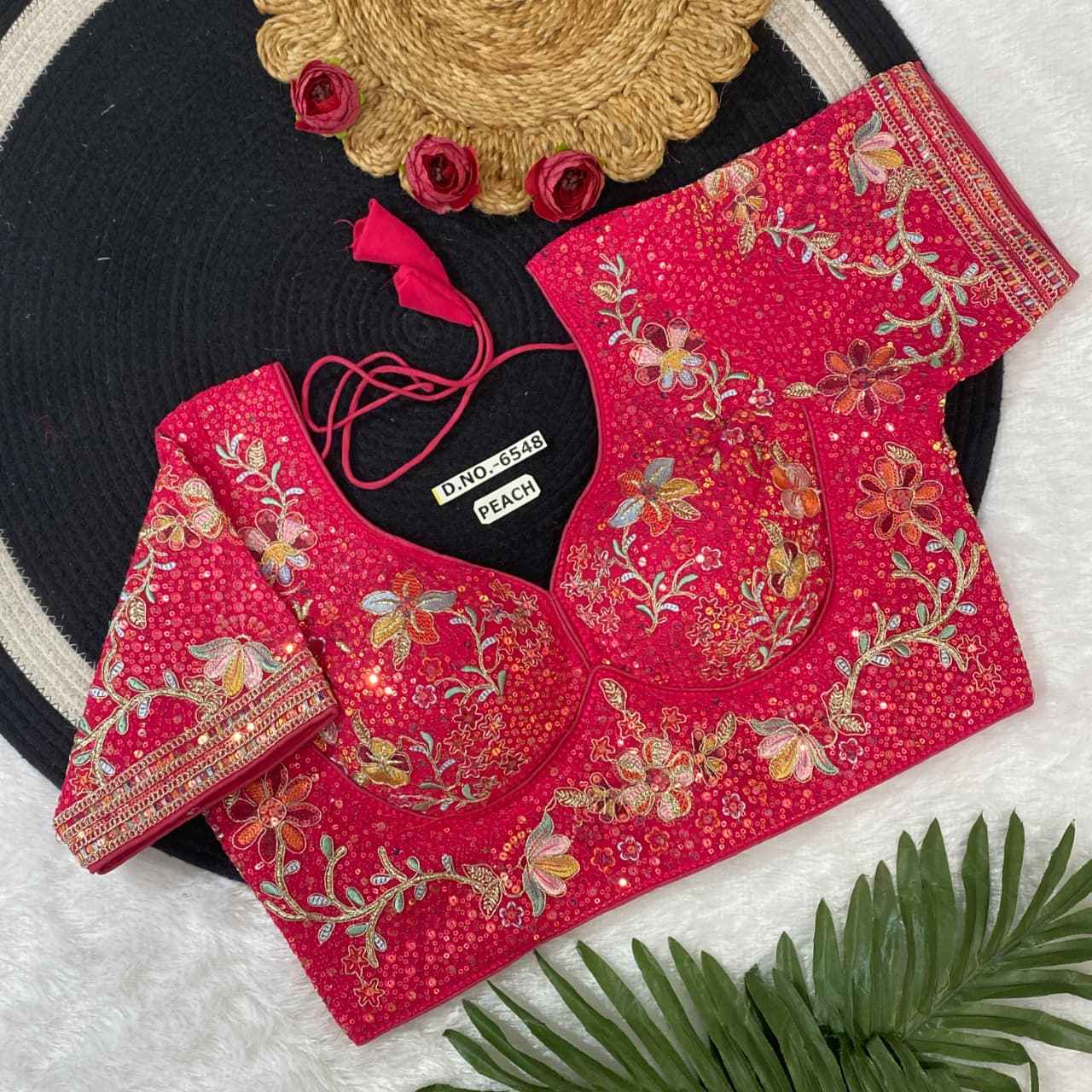 Buy Fox Georgette Embroidery Blouse Online – BlouseLine BL 6548