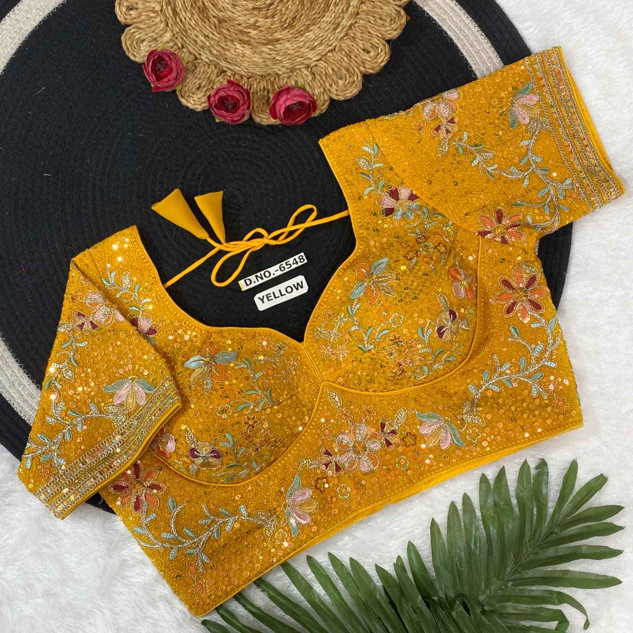 Buy Fox Georgette Embroidery Blouse Online – BlouseLine BL 6548