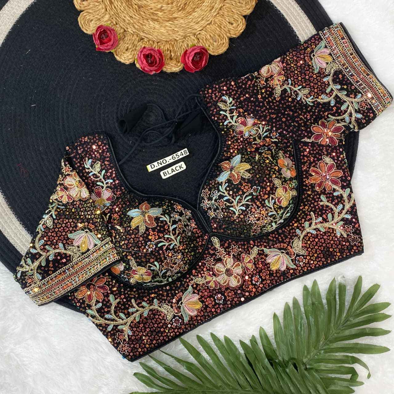 Buy Fox Georgette Embroidery Blouse Online – BlouseLine BL 6548