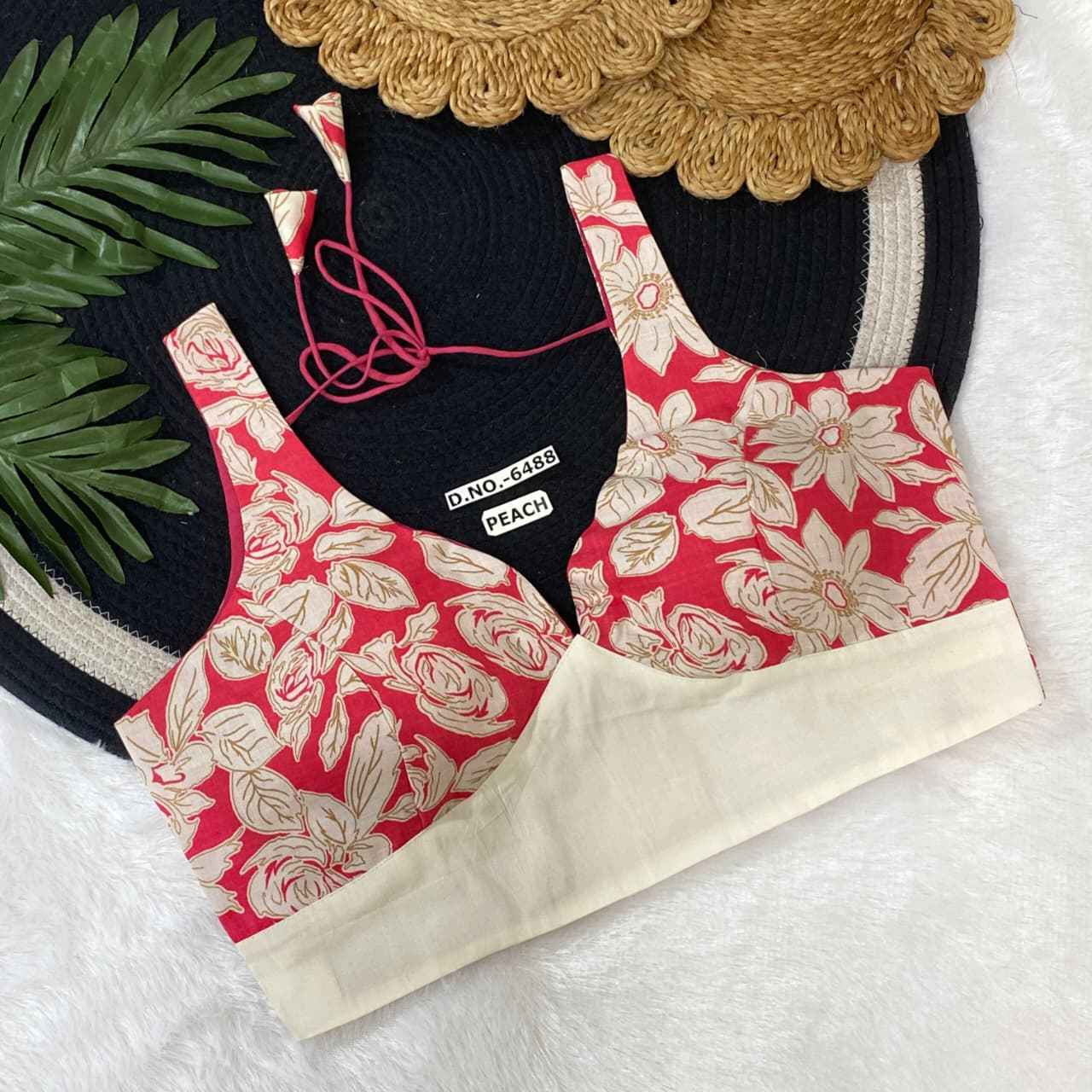 Fancy Khadi Cotton Blouse Exporter & Dealer – BlouseLine BL 6488