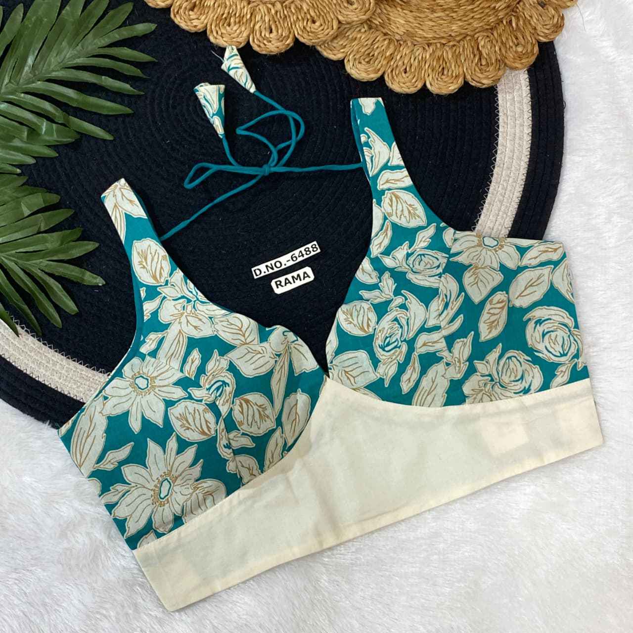 Fancy Khadi Cotton Blouse Exporter & Dealer – BlouseLine BL 6488