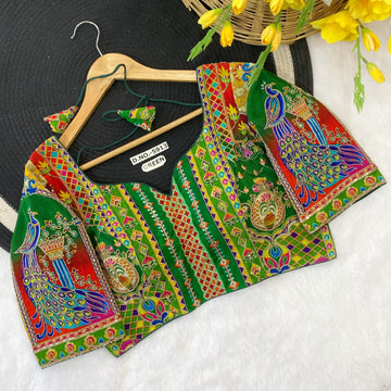 Navratri Viscose Position Blouse Manufacturer in Surat - Quality Designs for Festive Wear BL 5913