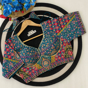 Designer Sabyasachi Style Farma Blouse - BL 6739